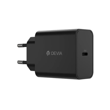 DEVIA CARGADOR ROCKET TIPO C PD 45W NEGRO